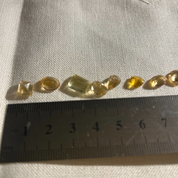 Citrine Semi precious stones minimum five stones for $20 - Picture 1 of 4